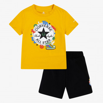 NIKE CNVB SQUIGGLE S/S TEE+FT SHORT 